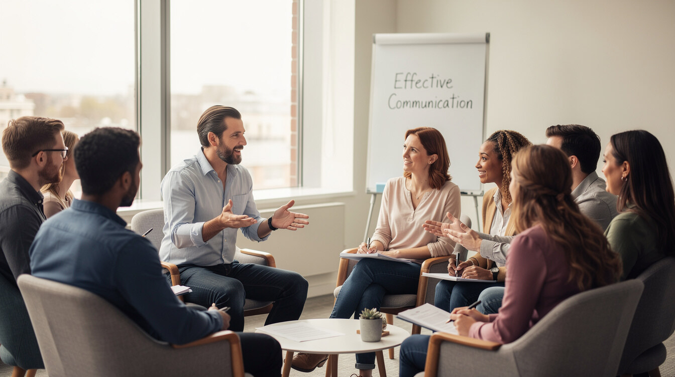 group discussion in training